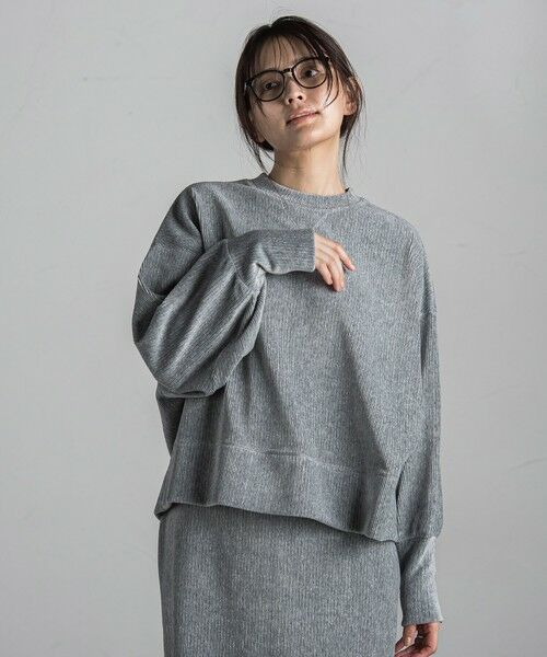 MAYSON GREY / メイソングレイ カットソー | 【WEB限定】【一部店舗限定】ラメコーデュロイプルオーバー≪手洗い可能≫ | 詳細11