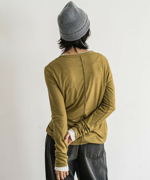 MAYSON GREY / メイソングレイ カットソー | ロングスリーブクルーネックTシャツ≪手洗い可能≫ | 詳細24