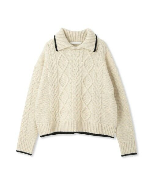 MAYSON GREY / メイソングレイ ニット・セーター | 【カタログ掲載】襟付きケーブルニットプルオーバー≪手洗い可能≫ | 詳細9