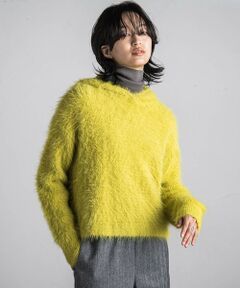 MAYSON GREY / メイソングレイ ニット・セーター | フェザーフーディニットプルオーバー≪手洗い可能≫