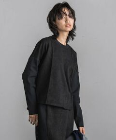 MAYSON GREY / メイソングレイ ロング・マキシ丈ワンピース | スエード×ニットドッキングセットアップ≪手洗い可能≫