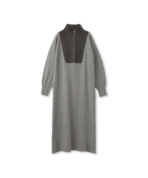 MAYSON GREY / メイソングレイ ロング・マキシ丈ワンピース | 【WEB限定】ハーフジップニットワンピース≪手洗い可能≫ | 詳細18