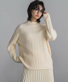 MAYSON GREY / メイソングレイ ニット・セーター | ミニケーブルニットプルオーバー≪手洗い可能≫