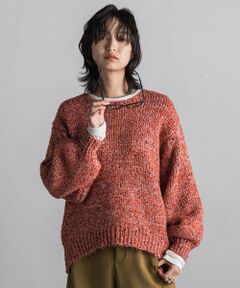 MAYSON GREY / メイソングレイ ニット・セーター | 【WEB限定】ラメ混ファンシーヤーンニットプルオーバー≪手洗い可能≫