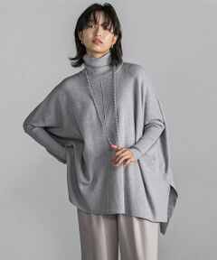 MAYSON GREY / メイソングレイ ニット・セーター | 【WEB限定】抗菌ポンチョニットプルオーバー≪手洗い可能≫