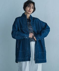 MAYSON GREY / メイソングレイ テーラードジャケット | デニムジップカバーオール