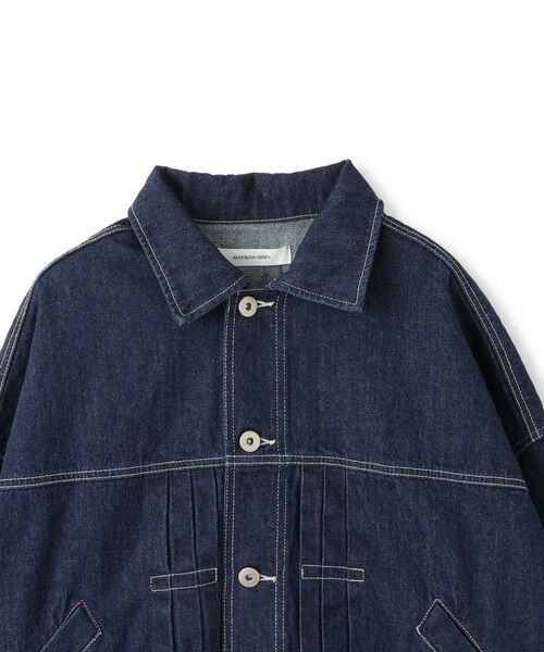 MAYSON GREY / メイソングレイ テーラードジャケット | 【WEB限定】クロップドデニムジャケット≪洗濯機で洗える≫ | 詳細13