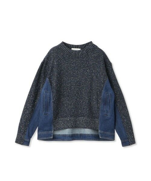 MAYSON GREY / メイソングレイ ニット・セーター | デニムドッキングニットプルオーバー≪手洗い可能≫ | 詳細7