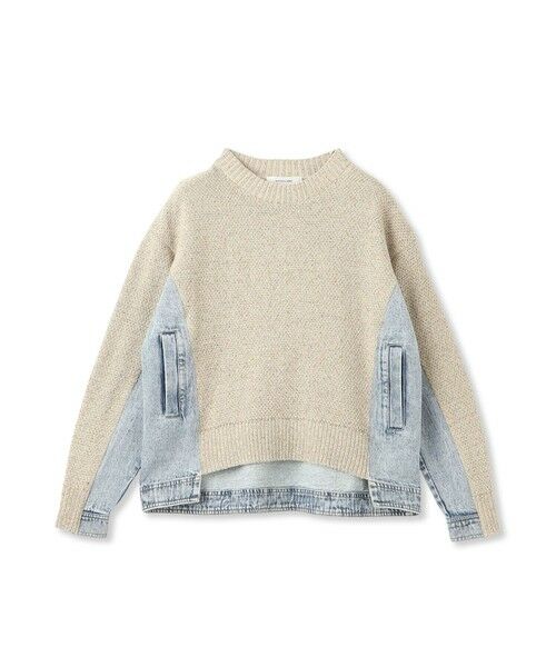 MAYSON GREY / メイソングレイ ニット・セーター | デニムドッキングニットプルオーバー≪手洗い可能≫ | 詳細15
