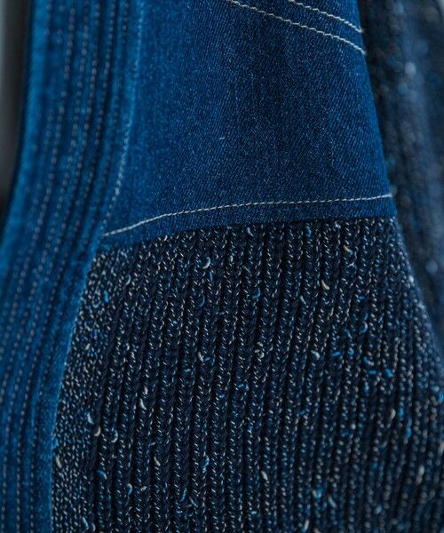 MAYSON GREY / メイソングレイ ニット・セーター | デニムドッキングニットカーデ≪手洗い可能≫ | 詳細12