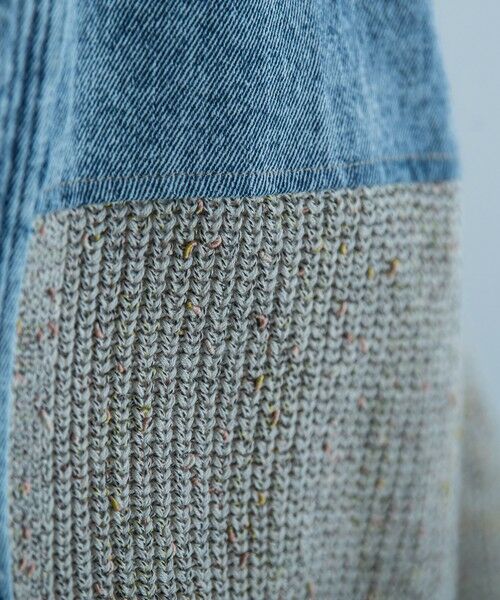 MAYSON GREY / メイソングレイ ニット・セーター | デニムドッキングニットカーデ≪手洗い可能≫ | 詳細24