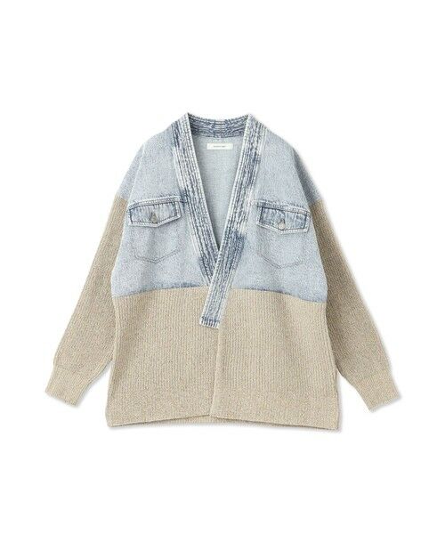 MAYSON GREY / メイソングレイ ニット・セーター | デニムドッキングニットカーデ≪手洗い可能≫ | 詳細25