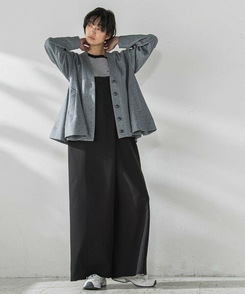 MAYSON GREY / メイソングレイ ロング・マキシ丈ワンピース | アシンメトリーワイドキャミオールインワン≪洗濯機で洗える≫ | 詳細6