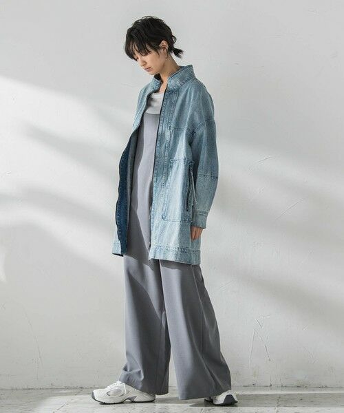 MAYSON GREY / メイソングレイ ロング・マキシ丈ワンピース | アシンメトリーワイドキャミオールインワン≪洗濯機で洗える≫ | 詳細15