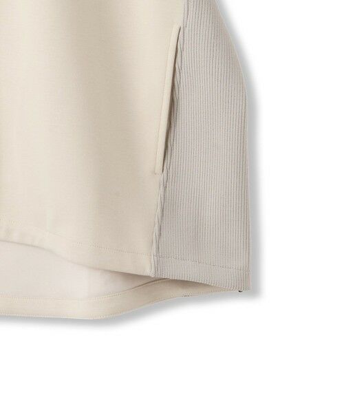 MAYSON GREY / メイソングレイ テーラードジャケット | ダンボール×ニットノーカラーブルゾン≪手洗い可能≫ | 詳細23