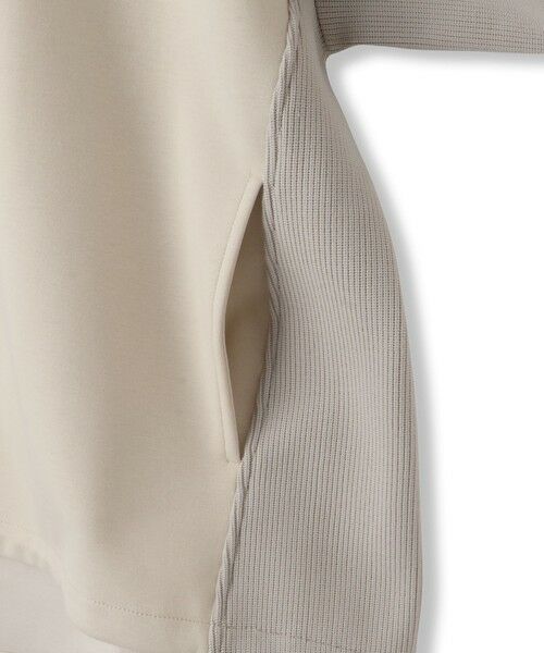 MAYSON GREY / メイソングレイ テーラードジャケット | ダンボール×ニットノーカラーブルゾン≪手洗い可能≫ | 詳細25