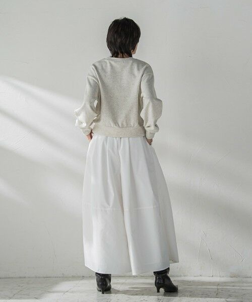 MAYSON GREY / メイソングレイ カットソー | フラワーモチーフスウェットプルオーバー≪手洗い可能≫ | 詳細4