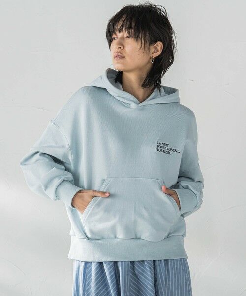 MAYSON GREY / メイソングレイ カットソー | 刺繍ロゴパーカー≪洗濯機で洗える≫ | 詳細2