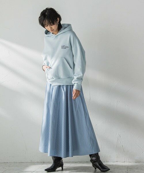 MAYSON GREY / メイソングレイ カットソー | 刺繍ロゴパーカー≪洗濯機で洗える≫ | 詳細5