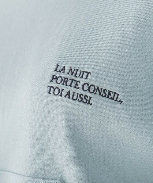 MAYSON GREY / メイソングレイ カットソー | 刺繍ロゴパーカー≪洗濯機で洗える≫ | 詳細6