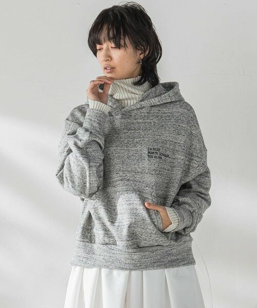 MAYSON GREY / メイソングレイ カットソー | 刺繍ロゴパーカー≪洗濯機で洗える≫ | 詳細15