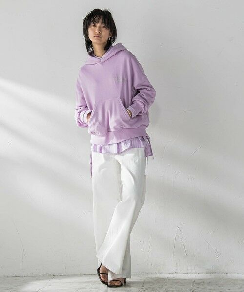 MAYSON GREY / メイソングレイ カットソー | 刺繍ロゴパーカー≪洗濯機で洗える≫ | 詳細26