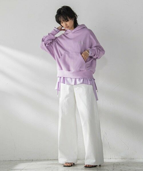 MAYSON GREY / メイソングレイ カットソー | 刺繍ロゴパーカー≪洗濯機で洗える≫ | 詳細27