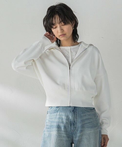 MAYSON GREY / メイソングレイ カーディガン・ボレロ | ジップニットカーディガン≪手洗い可能≫ | 詳細1