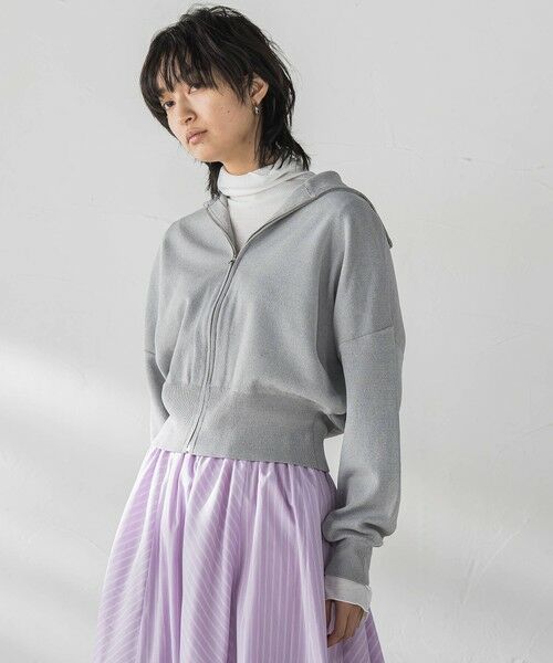 MAYSON GREY / メイソングレイ カーディガン・ボレロ | ジップニットカーディガン≪手洗い可能≫ | 詳細11