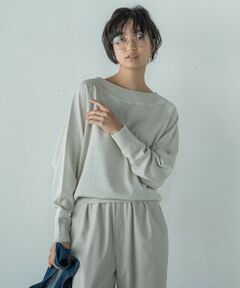 MAYSON GREY / メイソングレイ ニット・セーター | Vガゼットドルマンニットプルオーバー≪手洗い可能≫