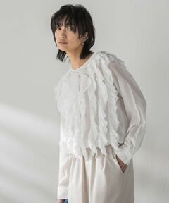 MAYSON GREY / メイソングレイ シャツ・ブラウス | レイヤードフリルブラウス≪手洗い可能≫