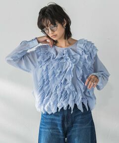 MAYSON GREY / メイソングレイ シャツ・ブラウス | レイヤードフリルブラウス≪手洗い可能≫