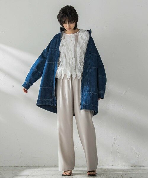 MAYSON GREY / メイソングレイ シャツ・ブラウス | レイヤードフリルブラウス≪手洗い可能≫ | 詳細7