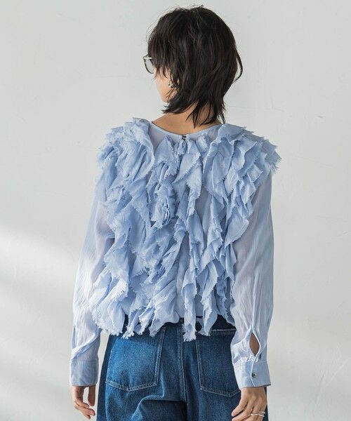 MAYSON GREY / メイソングレイ シャツ・ブラウス | レイヤードフリルブラウス≪手洗い可能≫ | 詳細16