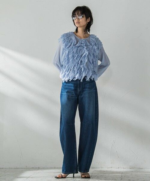 MAYSON GREY / メイソングレイ シャツ・ブラウス | レイヤードフリルブラウス≪手洗い可能≫ | 詳細17