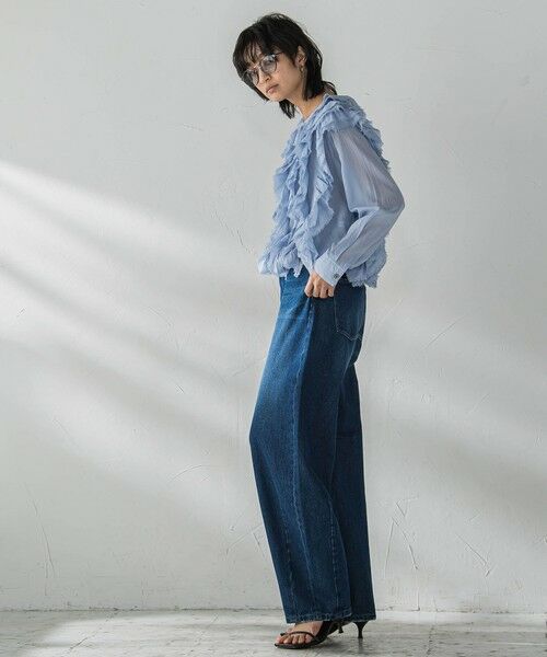 MAYSON GREY / メイソングレイ シャツ・ブラウス | レイヤードフリルブラウス≪手洗い可能≫ | 詳細18