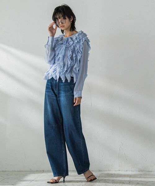 MAYSON GREY / メイソングレイ シャツ・ブラウス | レイヤードフリルブラウス≪手洗い可能≫ | 詳細19