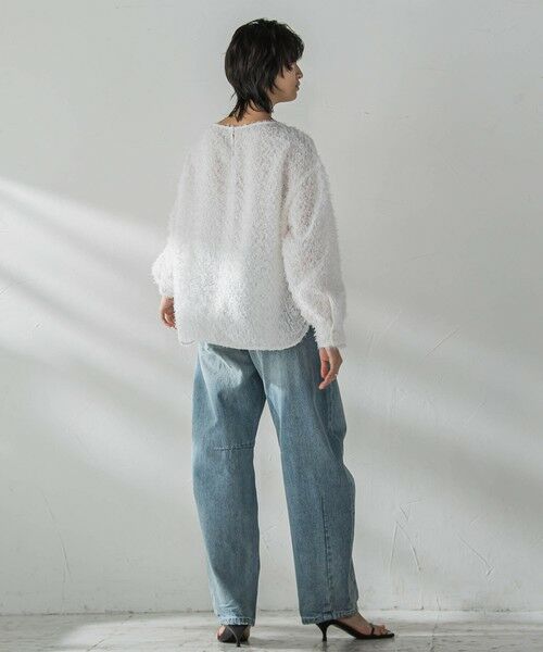 MAYSON GREY / メイソングレイ シャツ・ブラウス | シアーフェザーブラウス≪手洗い可能≫ | 詳細7