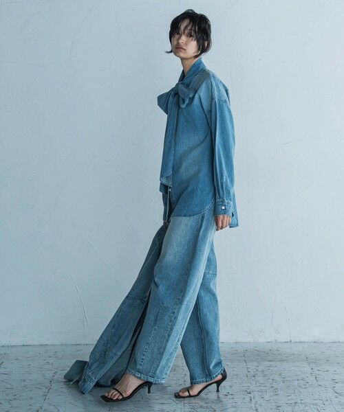 MAYSON GREY / メイソングレイ シャツ・ブラウス | デニムボウタイブラウス≪洗濯機で洗える≫ | 詳細21