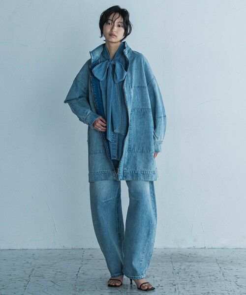MAYSON GREY / メイソングレイ シャツ・ブラウス | デニムボウタイブラウス≪洗濯機で洗える≫ | 詳細22