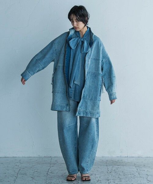 MAYSON GREY / メイソングレイ シャツ・ブラウス | デニムボウタイブラウス≪洗濯機で洗える≫ | 詳細23