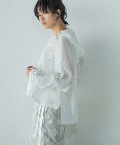 MAYSON GREY / メイソングレイ シャツ・ブラウス | 叶えるフーディシャツブルゾン≪洗濯機で洗える≫ | 詳細2