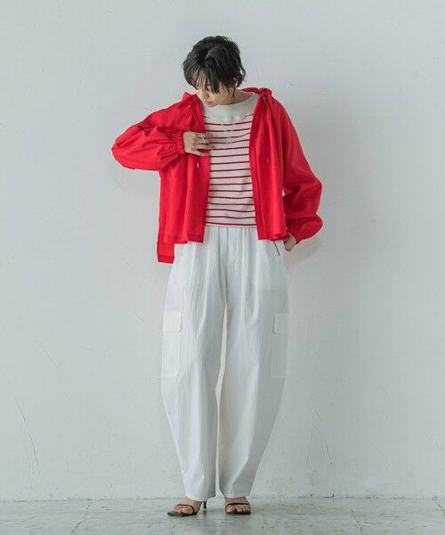 MAYSON GREY / メイソングレイ シャツ・ブラウス | 叶えるフーディシャツブルゾン≪洗濯機で洗える≫ | 詳細18