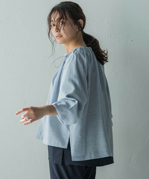 MAYSON GREY / メイソングレイ シャツ・ブラウス | 叶えるフーディシャツブルゾン≪洗濯機で洗える≫ | 詳細30