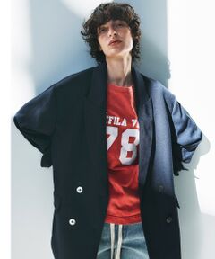 MAYSON GREY / メイソングレイ テーラードジャケット | ダブルブレストオーバージャケット≪手洗い可能≫