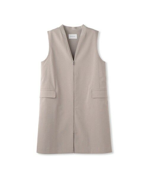 MAYSON GREY / メイソングレイ ダウンジャケット・ベスト | ノーカラージップロングジレ≪手洗い可能≫ | 詳細19