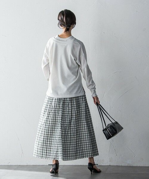 MAYSON GREY / メイソングレイ カットソー | SET　スラブジャージタンクトップ+深Vネックプルオーバー | 詳細7