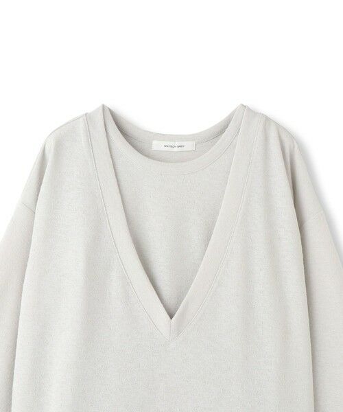 MAYSON GREY / メイソングレイ カットソー | SET　スラブジャージタンクトップ+深Vネックプルオーバー | 詳細11