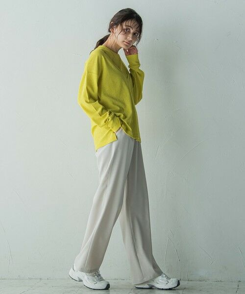 MAYSON GREY / メイソングレイ カットソー | SET　スラブジャージタンクトップ+深Vネックプルオーバー | 詳細21