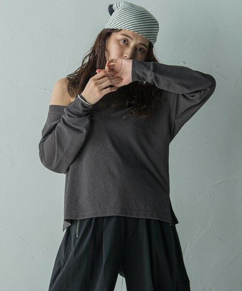 MAYSON GREY / メイソングレイ カットソー | SET　スラブジャージタンクトップ+深Vネックプルオーバー | 詳細26